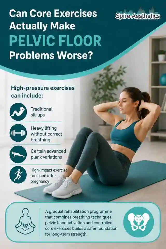 Can Strengthening Your Core Alone Actually Make Pelvic Floor Problems Worse Stourbridge?